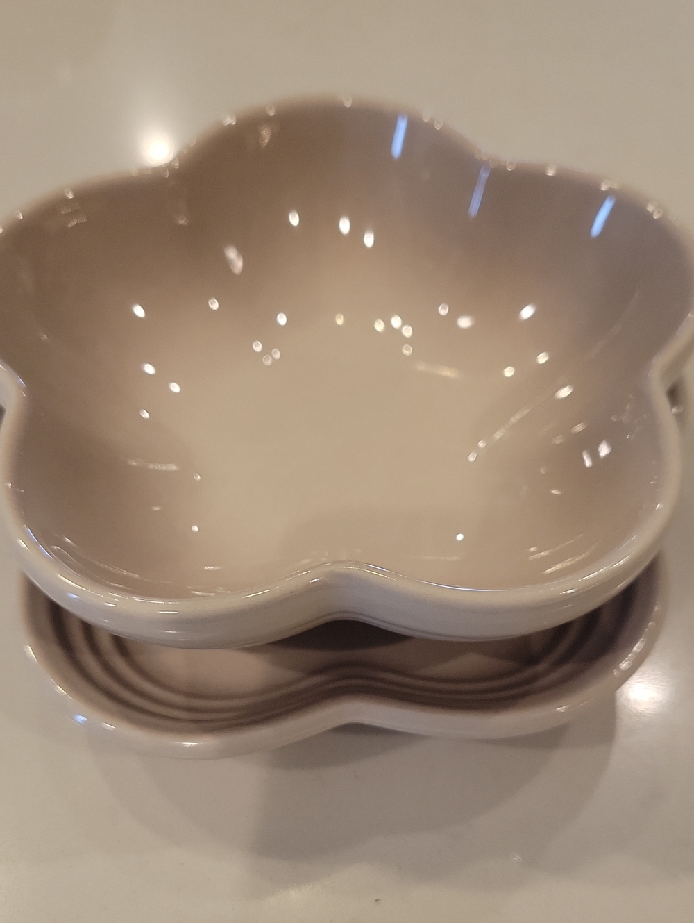 Le Creuset Nutmeg Bowl & Plate Set